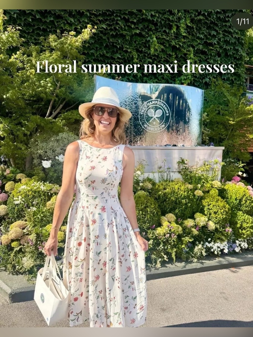 NWT Reformation Anelis Floral Midi Dress - Picture 6 of 13
